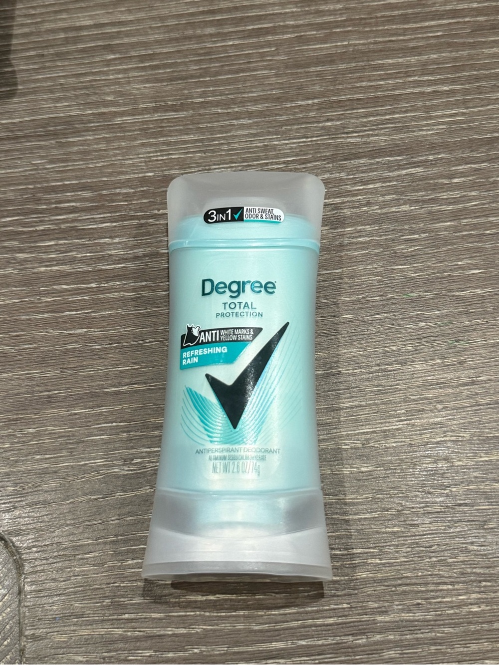 NWT Degree Total Protection Antiperspirant Deodorant - Refreshing Rain